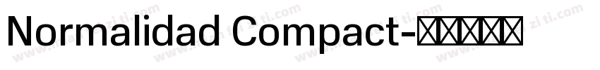 Normalidad Compact字体转换